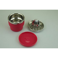 Stainless Steel Ice Bowl Double Wall With Lid And Squeezer